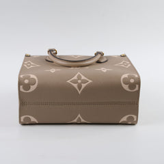 Louis Vuitton On The Go PM Giant Monogram Tourterelle