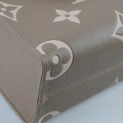 Louis Vuitton On The Go PM Giant Monogram Tourterelle