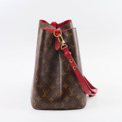 Louis Vuitton Neo Noe Monogram Red