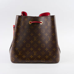 Louis Vuitton Neo Noe Monogram Red