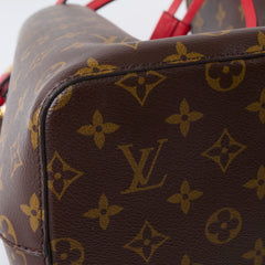 Louis Vuitton Neo Noe Monogram Red