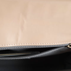 Chanel Old Medium Boy Reverso Patent Nude Pink