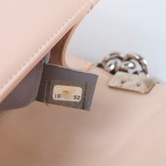 Chanel Old Medium Boy Reverso Patent Nude Pink