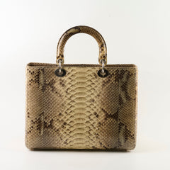 Christian Dior Large Python Lady Dior