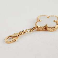 Van Cleef and Arpels Mother of Pearl MOP 5 Motif Bracelet