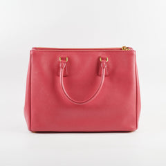 Prada Galleria Saffiano Leather Tote Pink