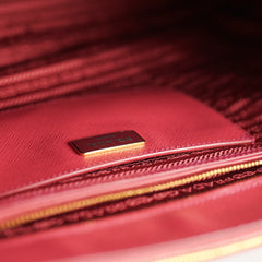 Prada Galleria Saffiano Leather Tote Pink