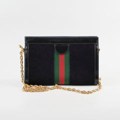 Gucci Ophidia Small Shoulder Bag Black Patent