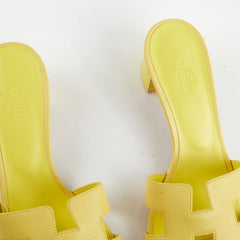 Hermes Oasis Sandals Yellow Size 38