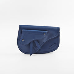 Christian Dior Mens Saddle Navy Crossbody Bag