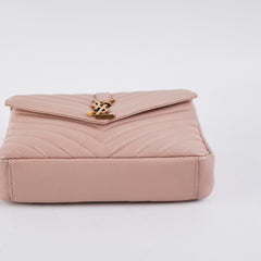 Saint Laurent College Medium Pink Bag