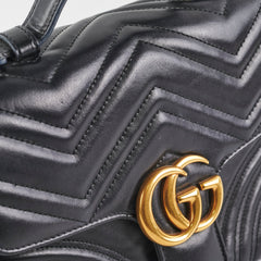 Gucci GG Marmont Top Handle Black