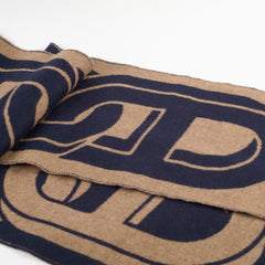 Hermes Reversible Maillons TGM Cashmere Muffler Scarf