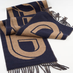 Hermes Reversible Maillons TGM Cashmere Muffler Scarf
