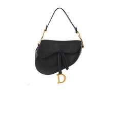 Christian Dior Medium Saddle Bag Black