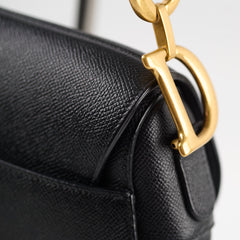 Christian Dior Medium Saddle Bag Black