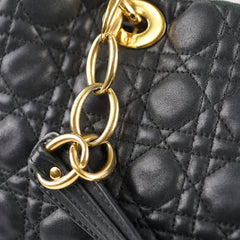 Christian Dior Soft Shopping Tote Black