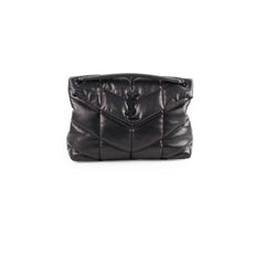 Saint Laurent Medium Lou Lou Puffer Black