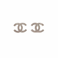 Chanel CC Crystal Earrings Costume Jewellery
