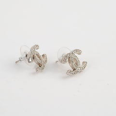 Chanel CC Crystal Earrings Costume Jewellery