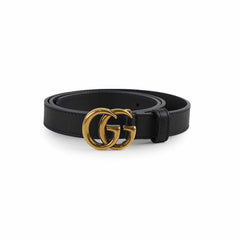 Gucci Small GG Marmont Belt Black Size 75