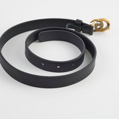 Gucci Small GG Marmont Belt Black Size 75