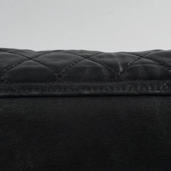 Chanel CC Lambskin Accordion Flap Black 12 Series
