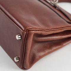 Hermes Kelly 25 Brown I Sqaure Stamp