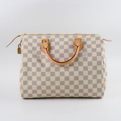 Louis Vuitton Speedy 30 Damier Azur