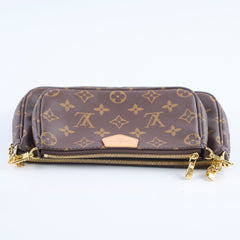 Louis Vuitton Multi Pochette Monogram Black