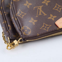 Louis Vuitton Multi Pochette Monogram Black