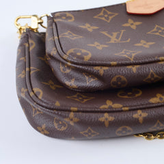 Louis Vuitton Multi Pochette Monogram Black