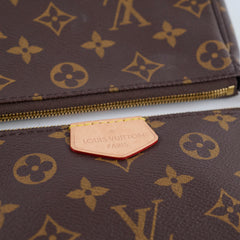 Louis Vuitton Multi Pochette Monogram Black