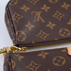 Louis Vuitton Multi Pochette Monogram Black