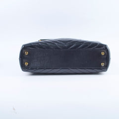 Saint Laurent Matelasse Tote Bag Black