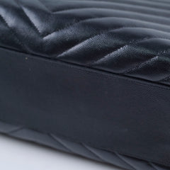 Saint Laurent Matelasse Tote Bag Black
