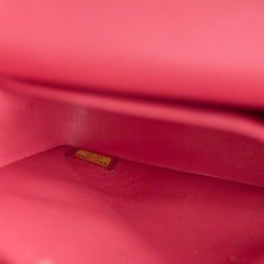 Chanel Medium Chevron Classic Flap Pink Calfskin