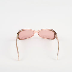 Chanel CC Crystal Logo Sunglasses Brown