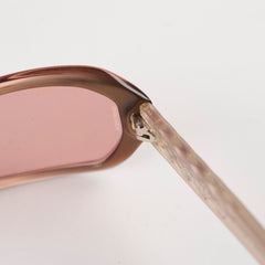 Chanel CC Crystal Logo Sunglasses Brown