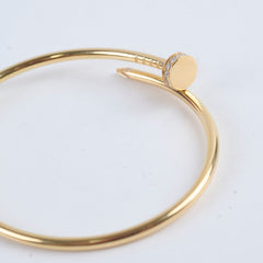 Cartier Small Model Juste Un Clou Juc Bracelet Diamonds Size 16 Yellow Gold