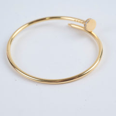 Cartier Small Model Juste Un Clou Juc Bracelet Diamonds Size 16 Yellow Gold