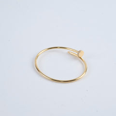 Cartier Small Model Juste Un Clou Juc Bracelet Diamonds Size 16 Yellow Gold