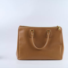 Prada Saffiano Tote Bag Brown