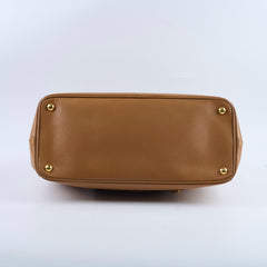 Prada Saffiano Tote Bag Brown