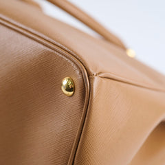 Prada Saffiano Tote Bag Brown