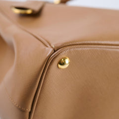Prada Saffiano Tote Bag Brown