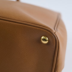 Prada Saffiano Tote Bag Brown