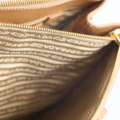 Prada Saffiano Tote Bag Brown