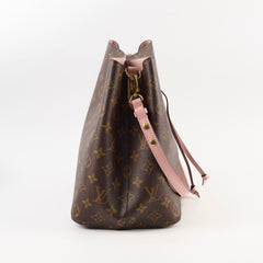 Louis Vuitton Neo Noe Monogram Pink Microchip