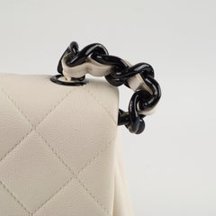 Chanel Caviar Everything Flap White 31 Series
